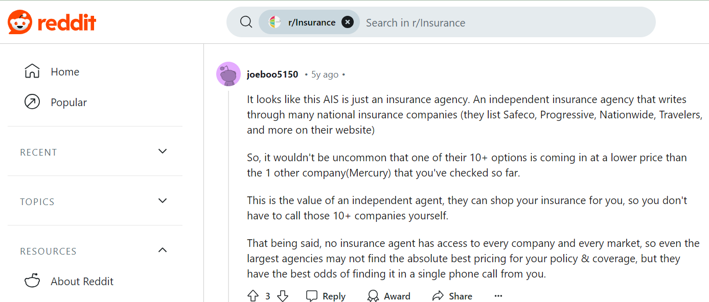 AIS Car Insurance Review