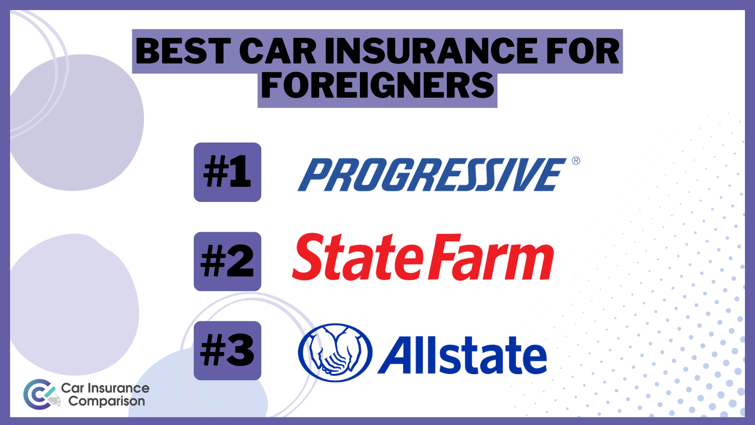 Best Car Insurance for Foreigners: Progressive, State Farm, and Allstate