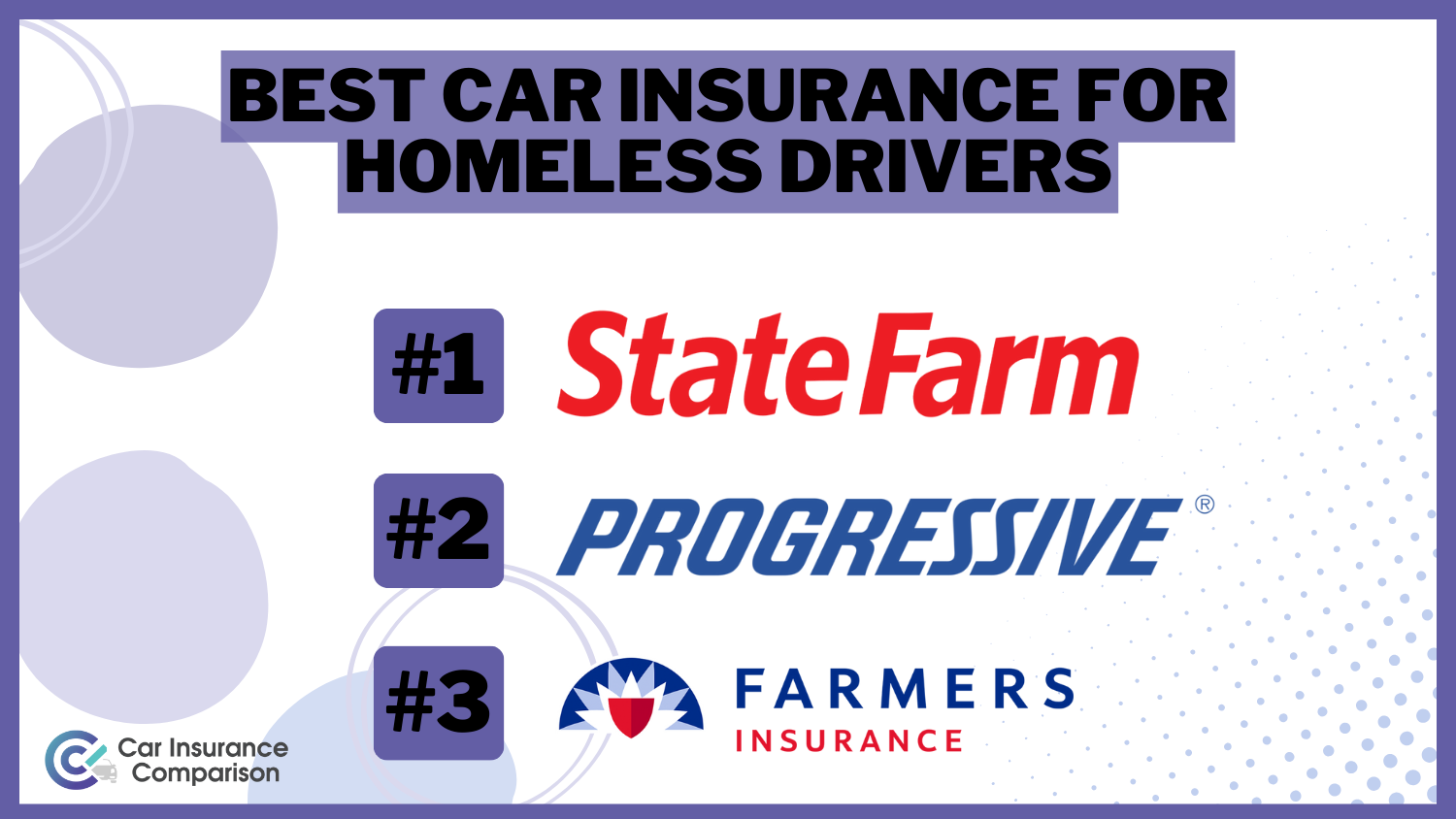 Best Car Insurance for Homeless Drivers in 2024 (Check Out These 10 Companies)
