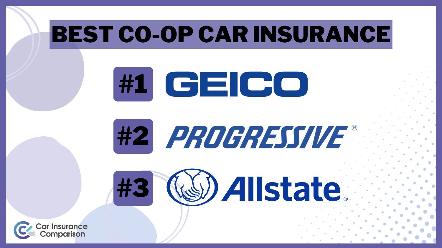 Best Co-Op Car Insurance: Geico, Progressive, and Allstate