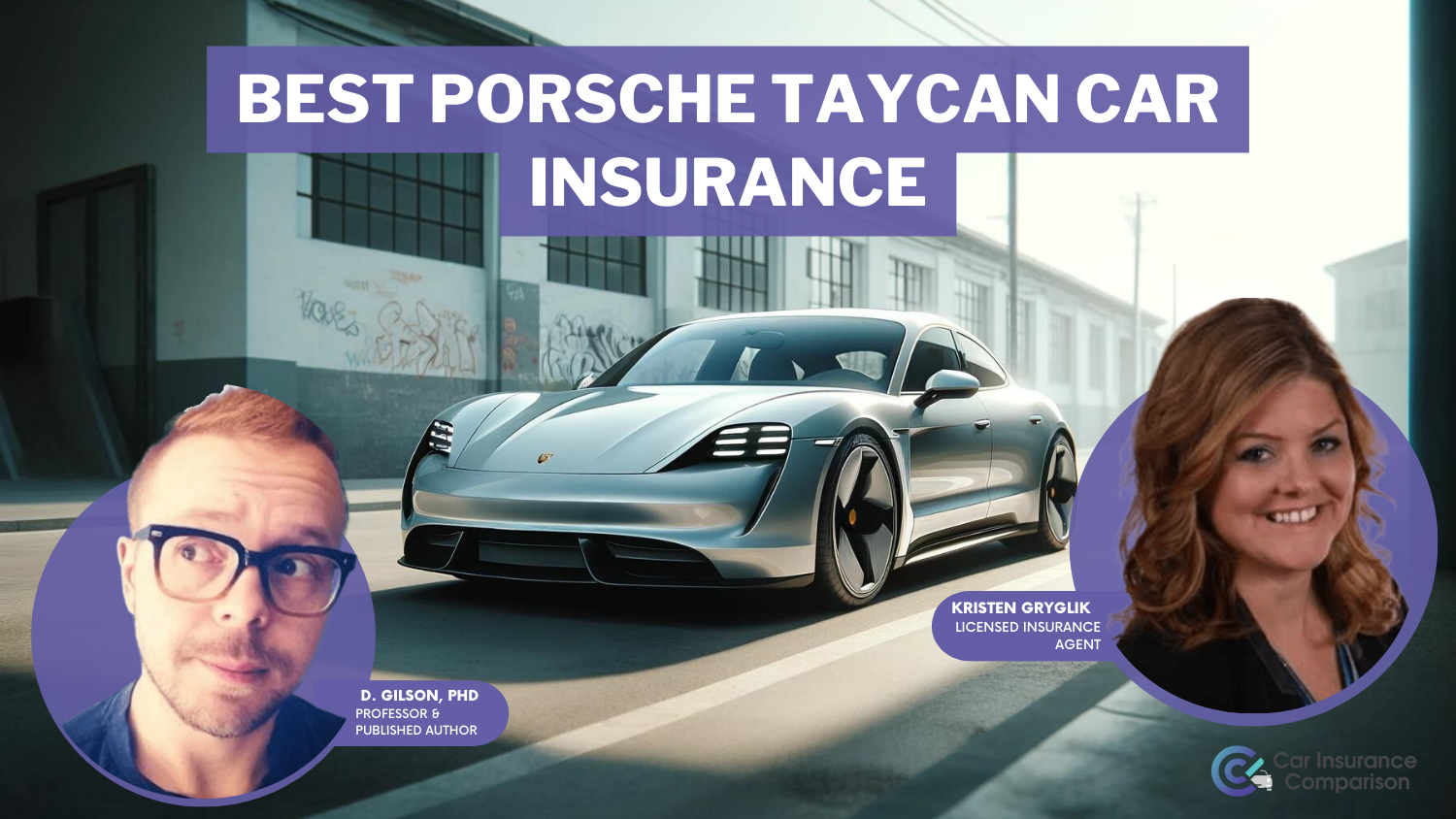 Best Porsche Taycan Car Insurance: Allstate, Geico, and USAA.