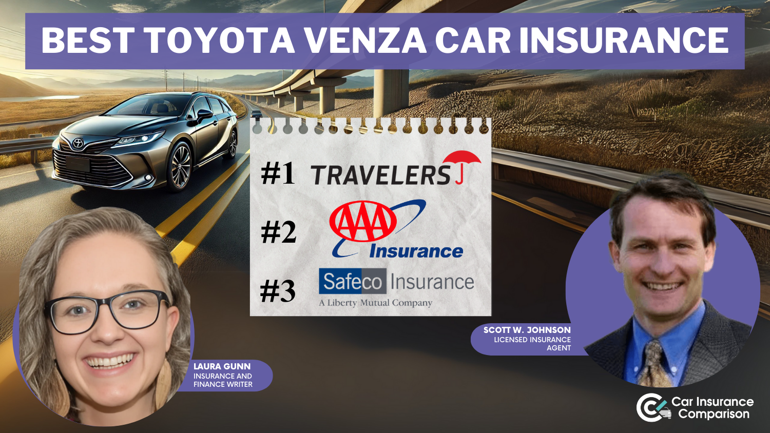 Best Toyota Venza Car Insurance in 2025 (Your Guide to the Top 10 Companies)