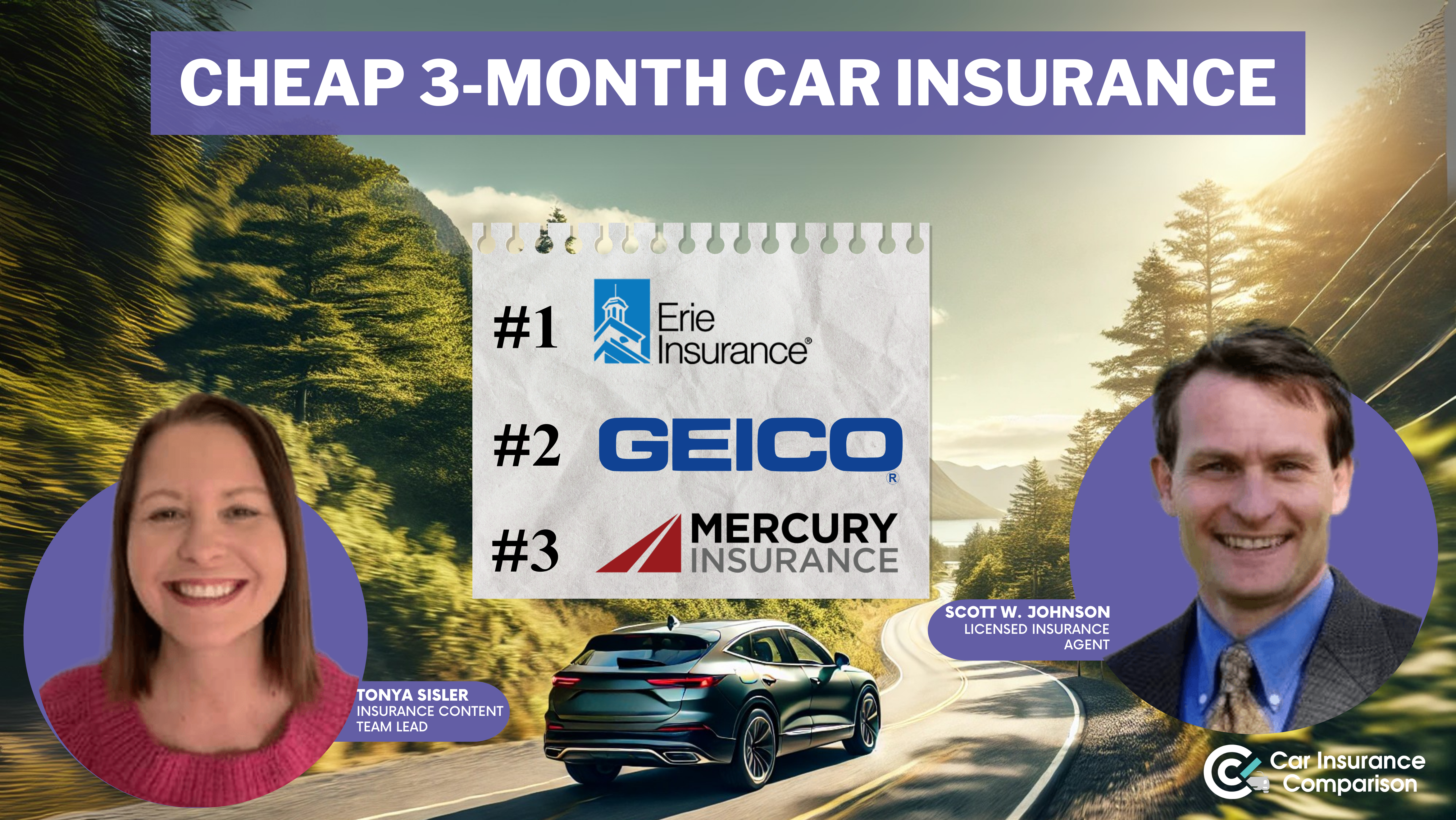 Cheap 3-Month Car Insurance in 2025 [Top 10 Companies for Savings]