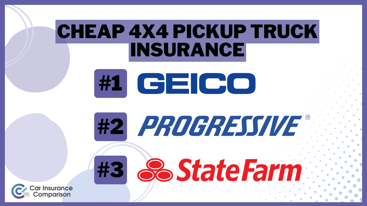 Cheap 4×4 Pickup Truck Insurance in 2024 (Save With These 10 Companies!)