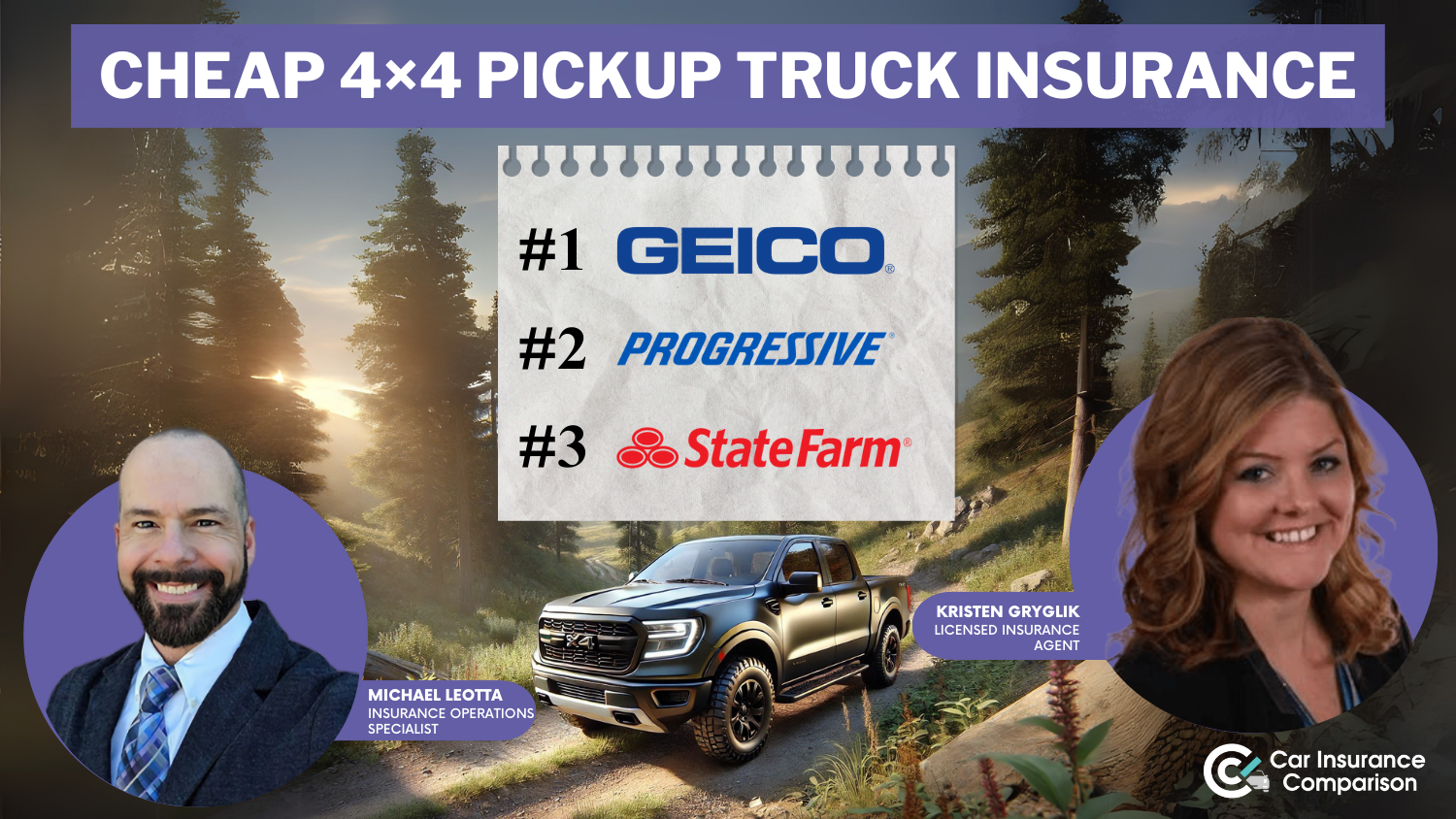 Cheap 4×4 Pickup Truck Insurance