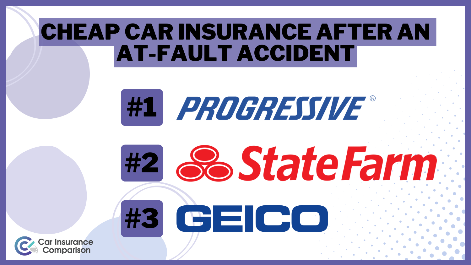 Cheap Car Insurance After an At-Fault Accident in 2024(Save Money With These 10 Providers!)