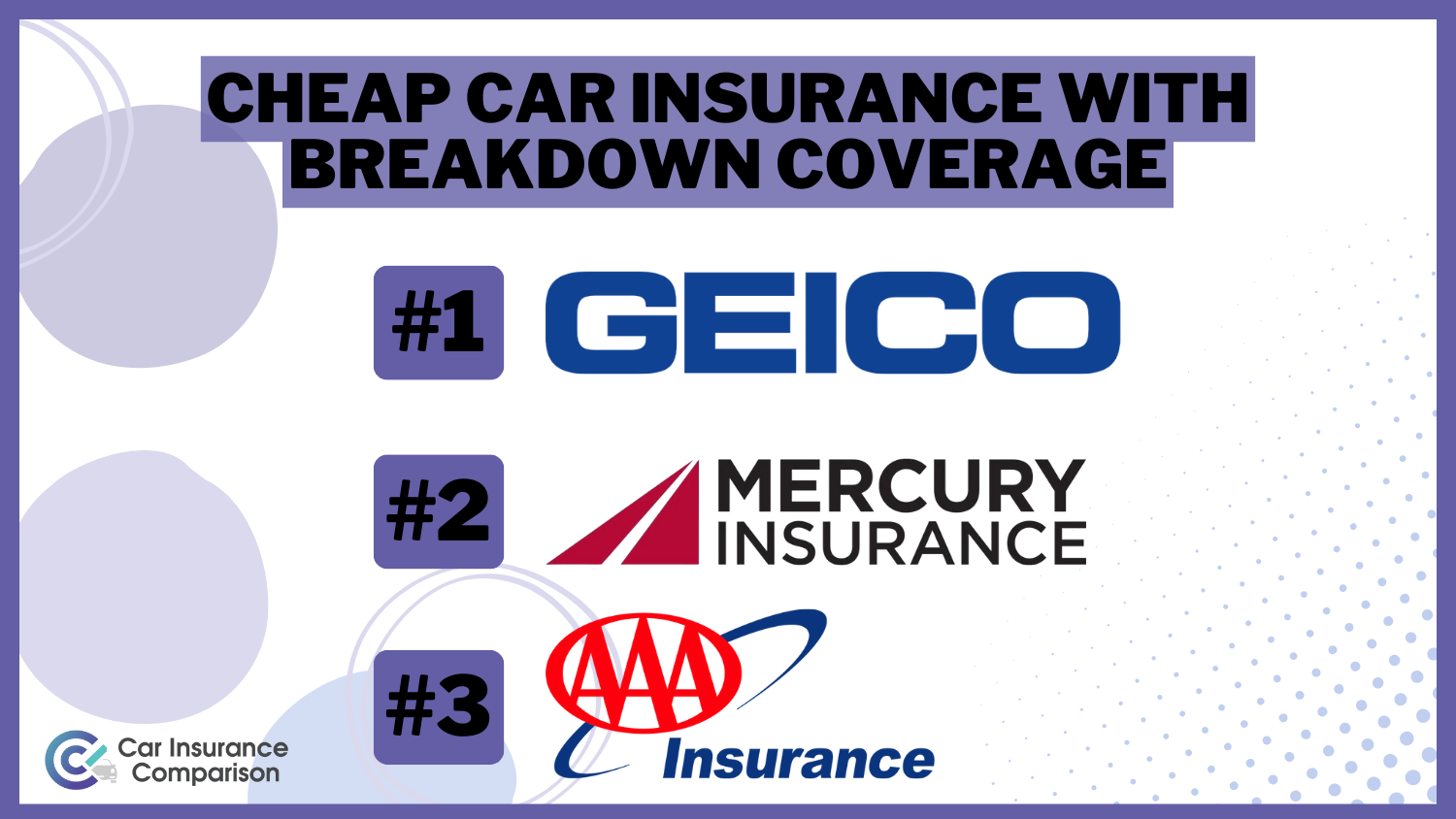 Cheap Car Insurance With Breakdown Coverage in 2024 (Save With These 8 Companies!)
