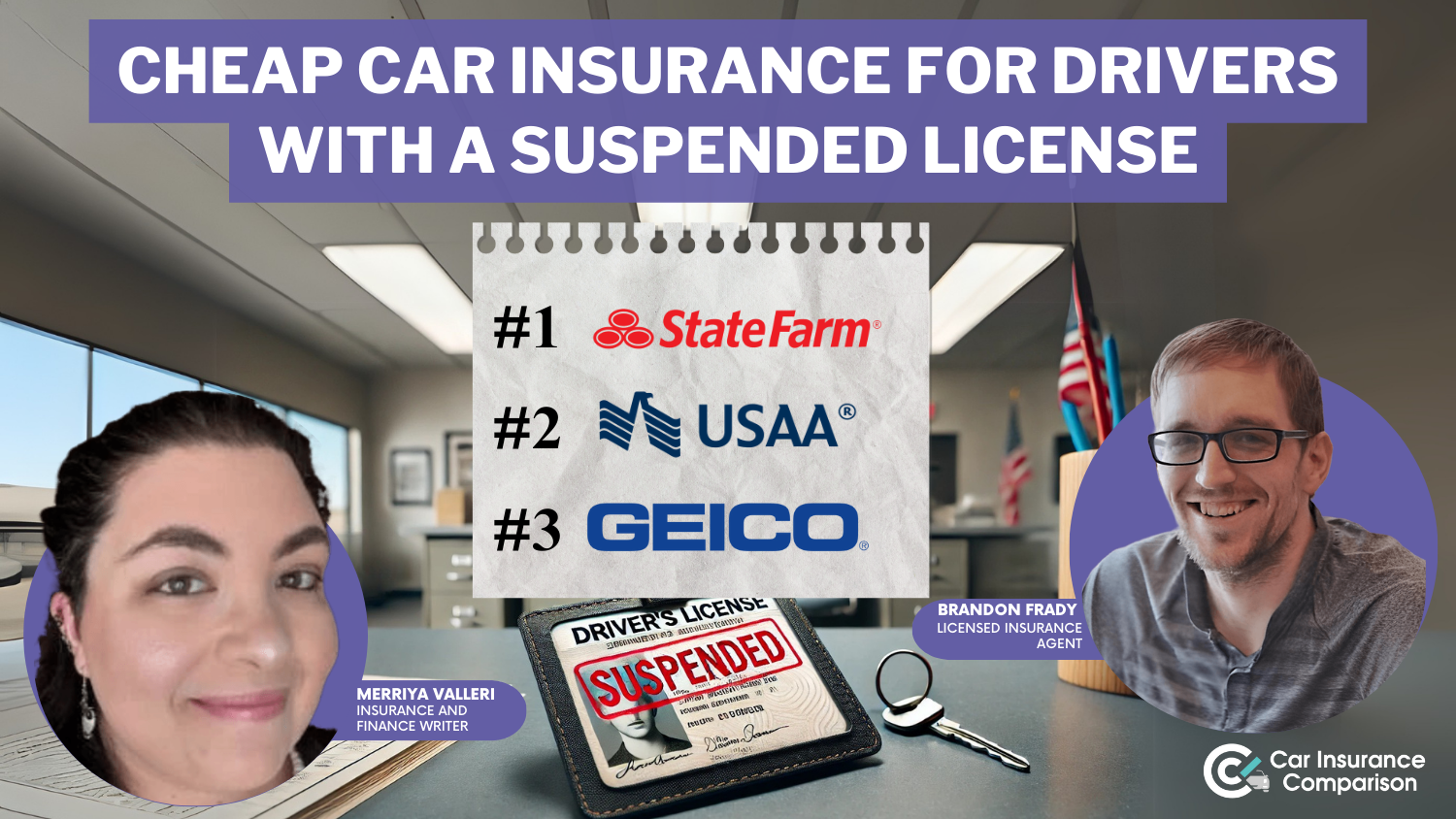 Cheap Car Insurance for Drivers With a Suspended License