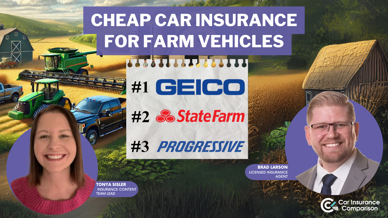 Cheap Car Insurance for Farm Vehicles in 2025 (Top 10 Low-Cost Companies)