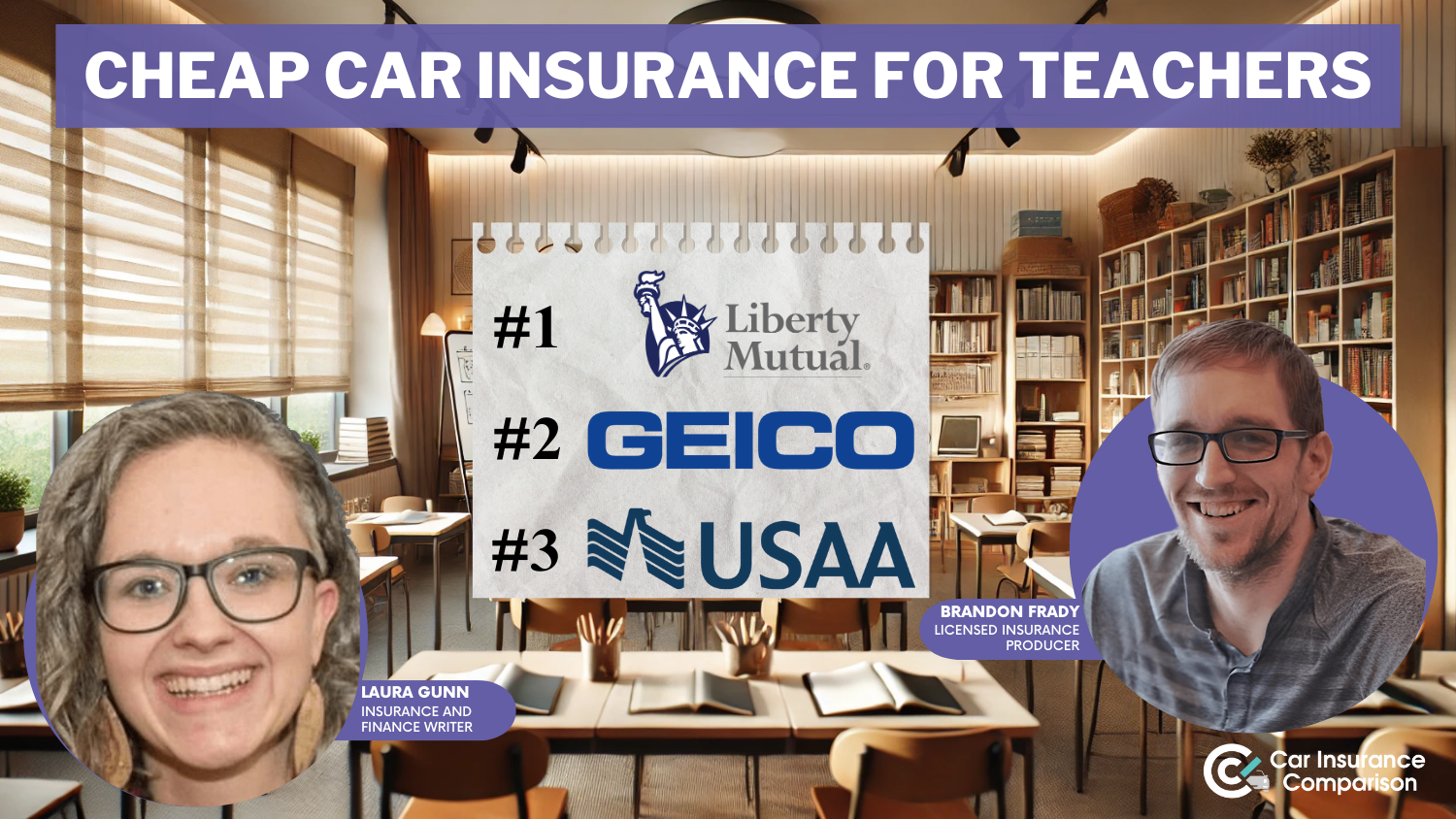 Cheap Car Insurance for Teachers in 2025 (Save Big With These 10 Companies!)