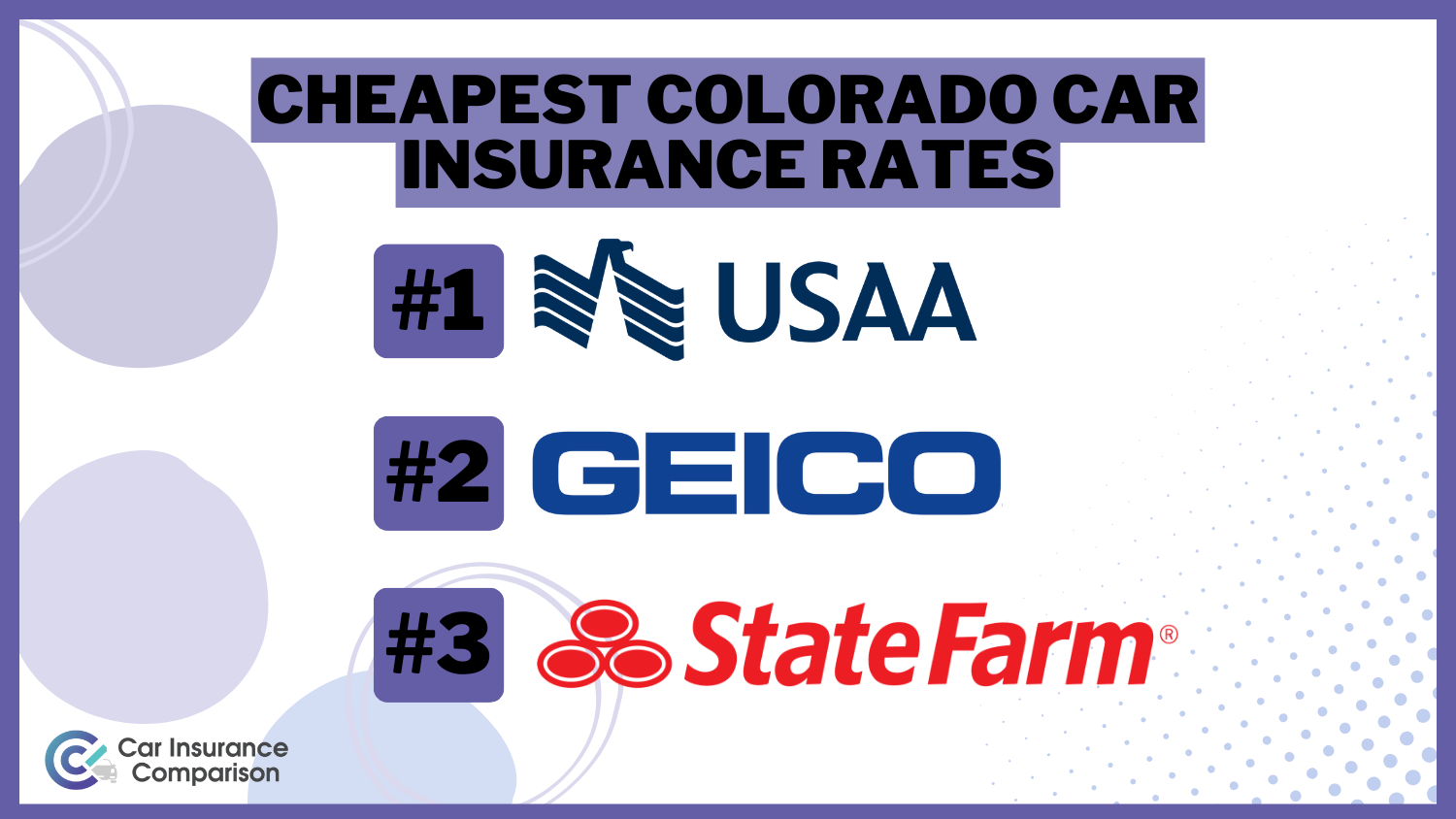 Cheapest Colorado Car Insurance Rates: USAA, Geico, State Farm