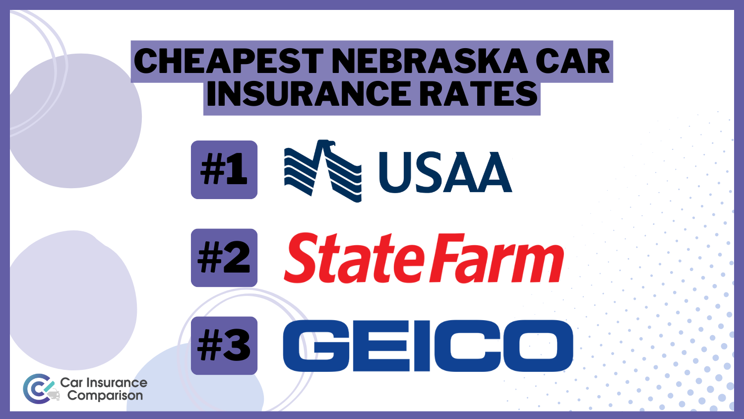 Cheapest Nebraska Car Insurance Rates in 2024 (Unlock Big Savings From These 10 Companies!)