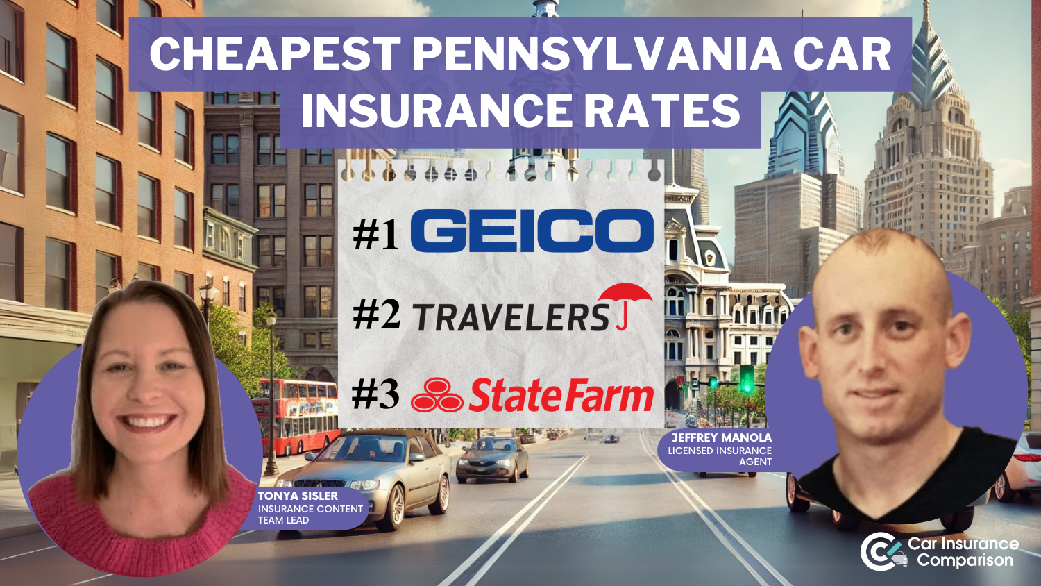 Cheapest Pennsylvania Car Insurance Rates in 2025 (Unlock Savings From These 10 Companies!)