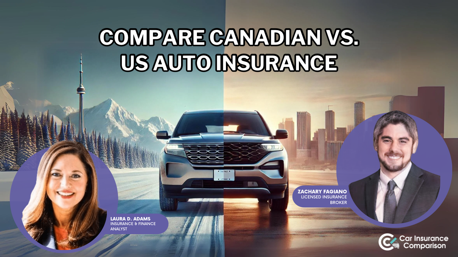 compare Canadian vs. US auto insurance