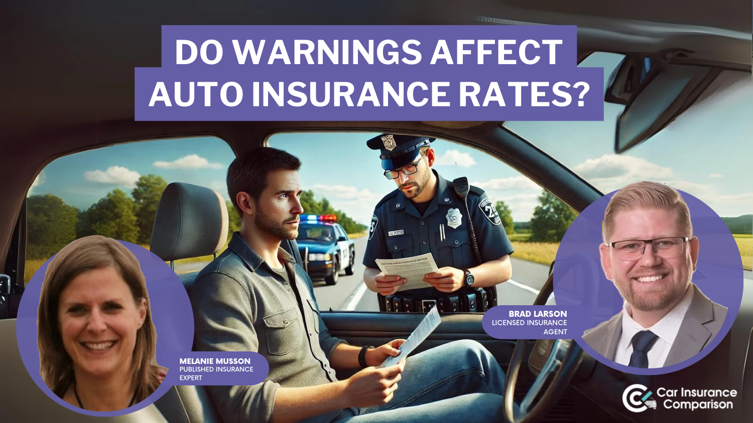 Do warnings affect car insurance rates?