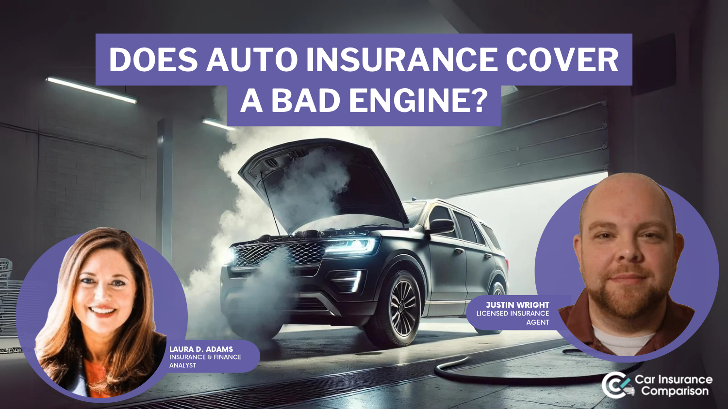 Does car insurance cover a bad engine?