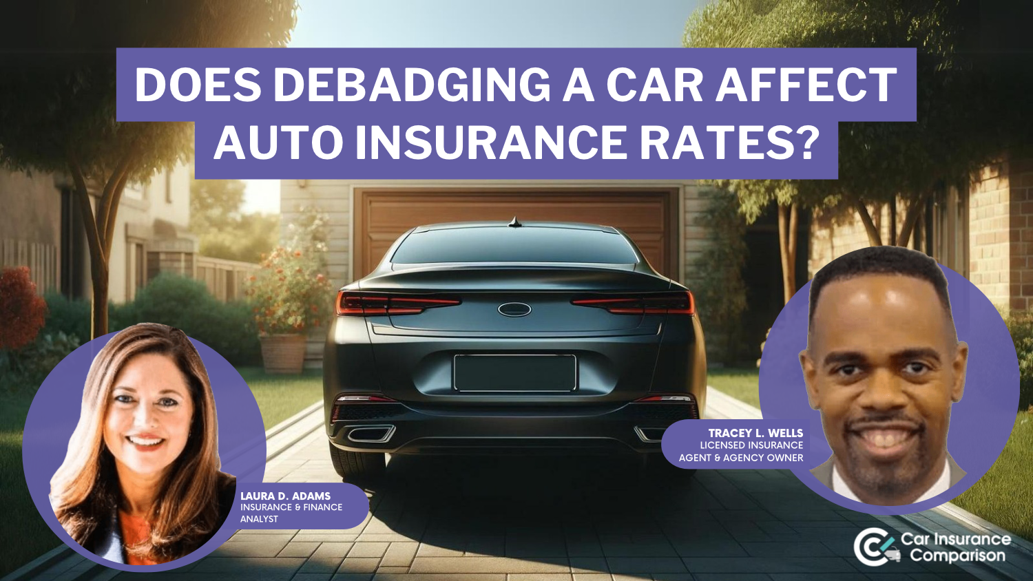 Does debadging a car affect car insurance rates?