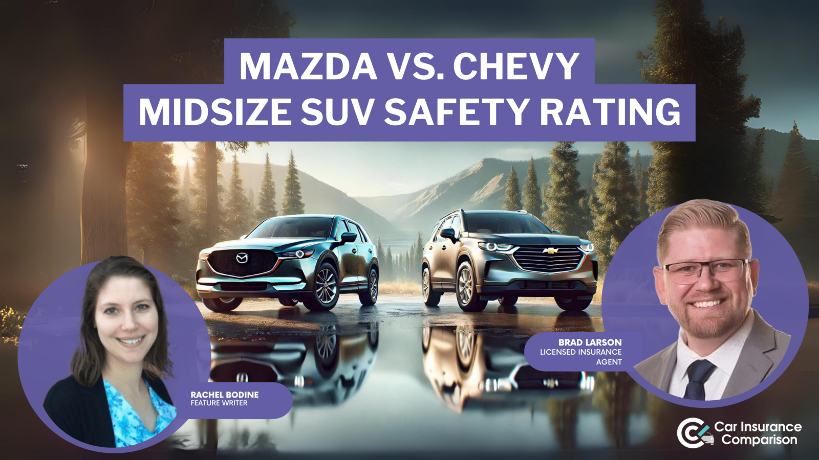 Mazda vs. Chevy midsize SUV safety rating