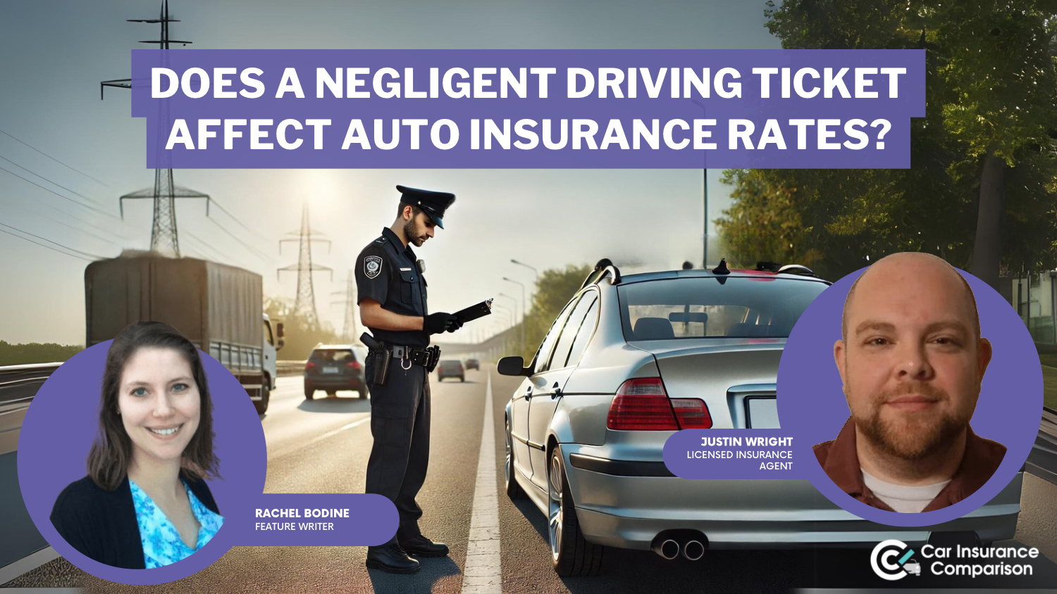 Does a negligent driving ticket affect car insurance rates?