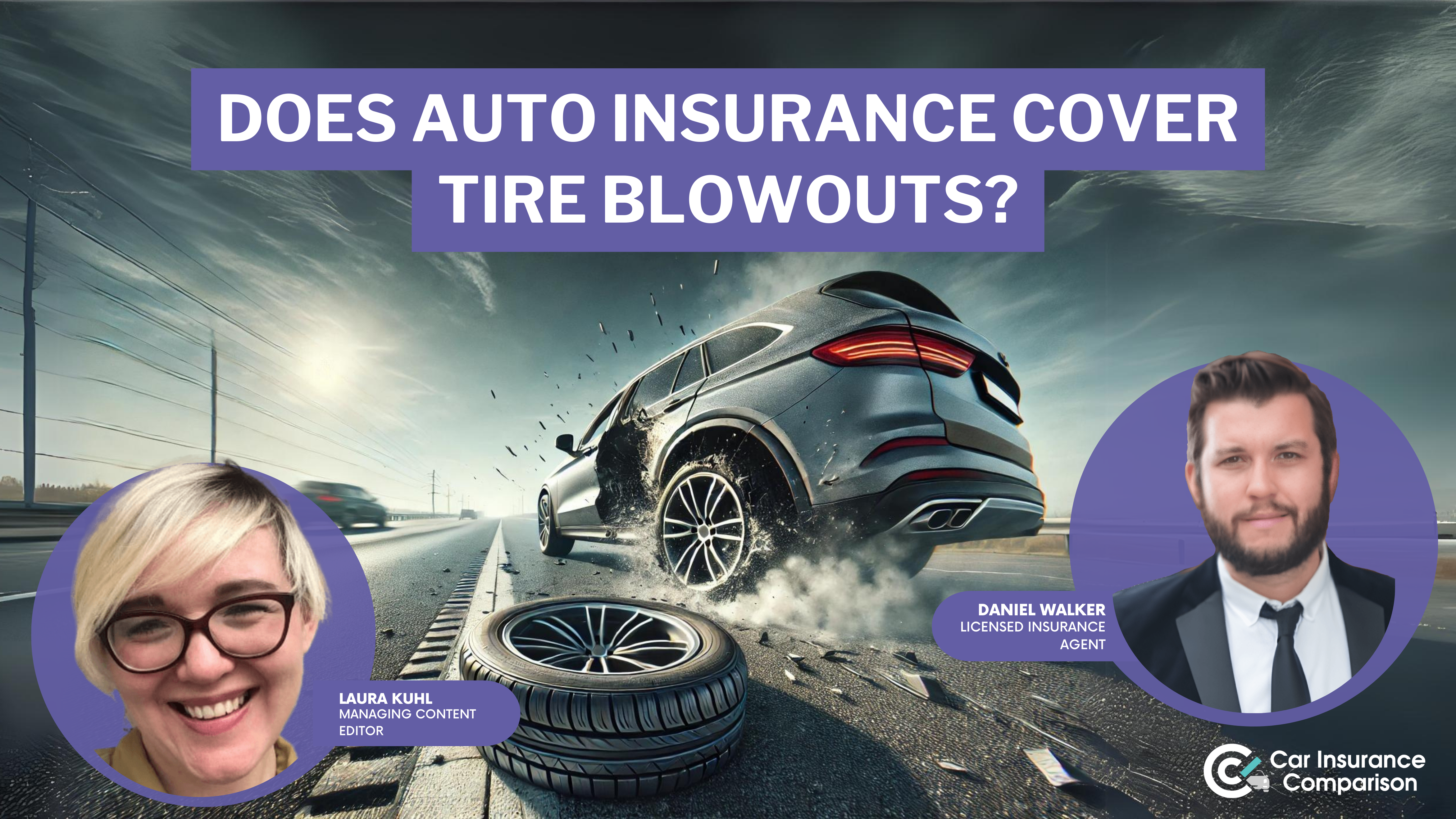 Does car insurance cover tire blowouts?