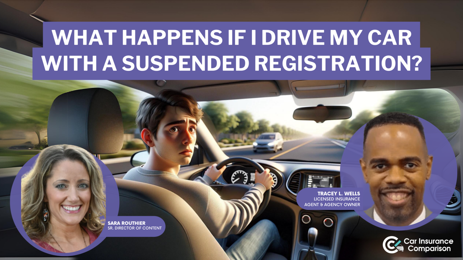 what happens if I drive my car with a suspsended registration?