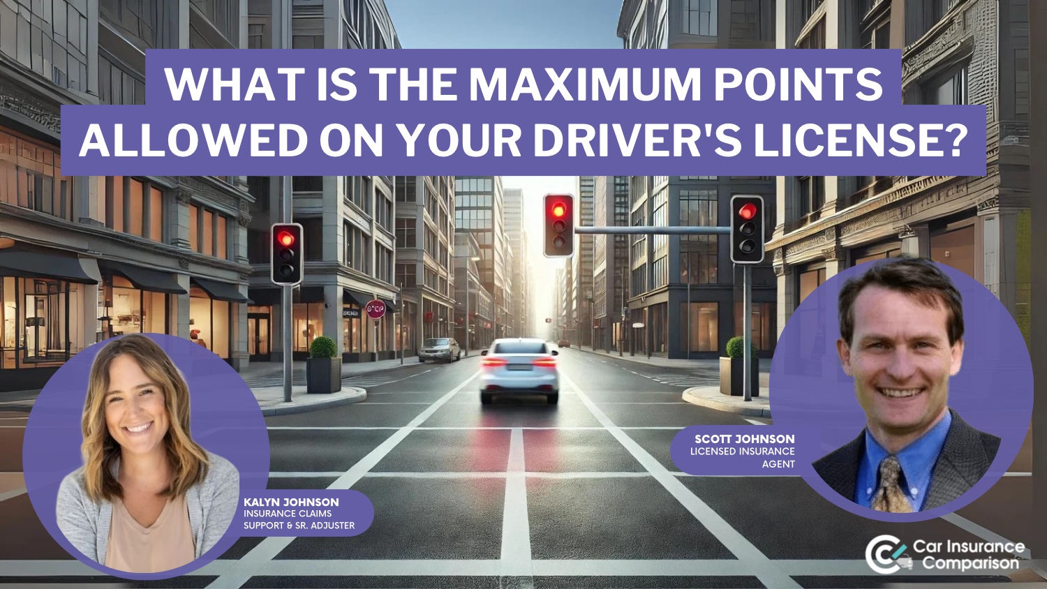 What is the maximum points allowed on your driver’s license?