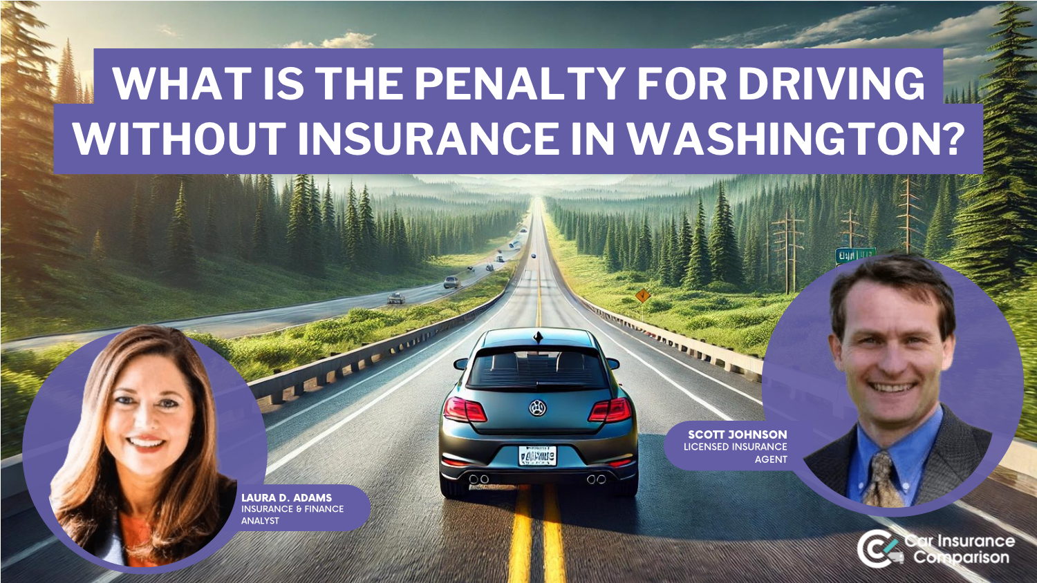 What is the penalty for driving without insurance in Washington?