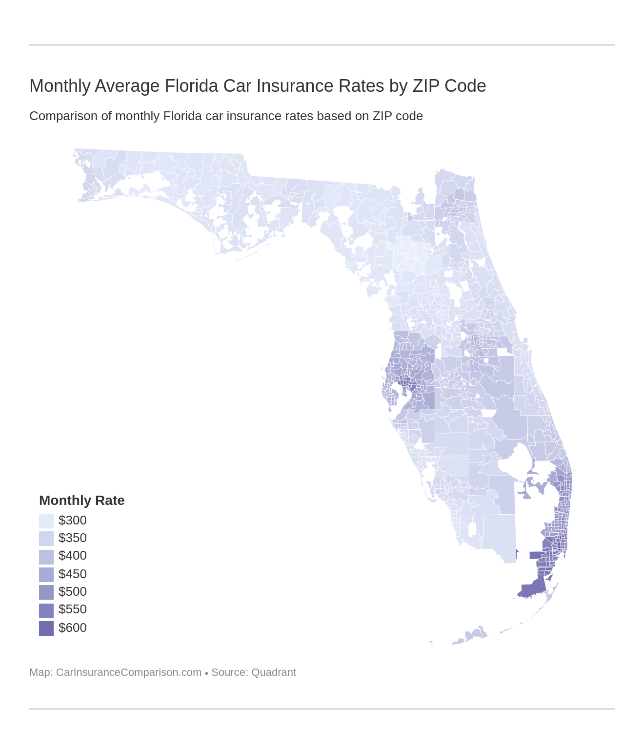 Compare Florida Car Insurance Rates [2023]